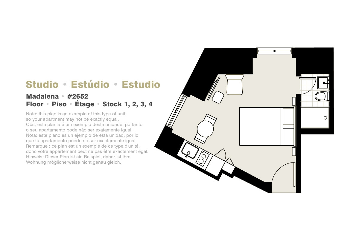 Lisbon Serviced Apartments - Madalena, Estudio