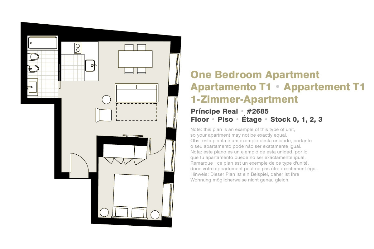 Lisbon Serviced Apartments - Principe Real, T1