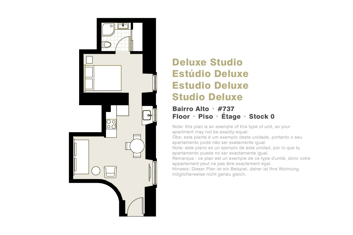 Lisbon Serviced Apartments - Bairro Alto, Studio Deluxe